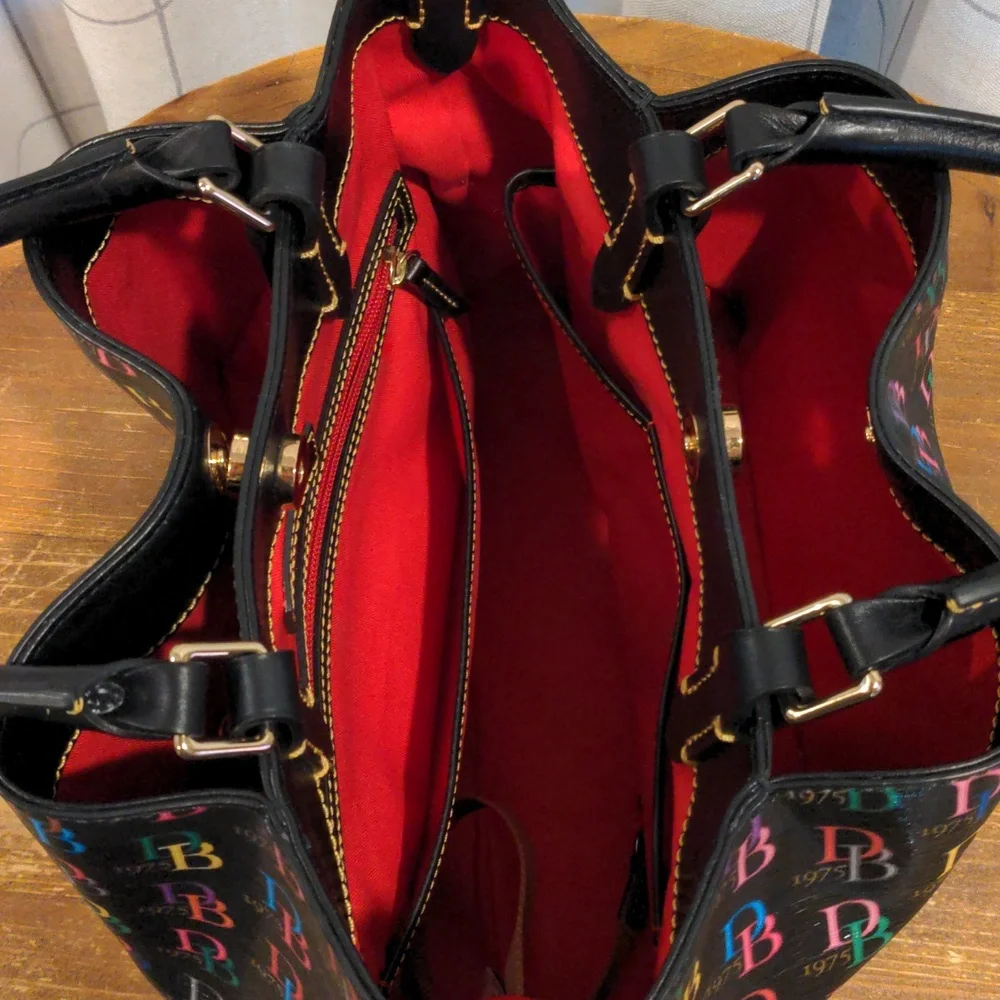 Dooney & Bourke DB75 Multi Brenna Satchel Handbag - Picture 4 of 12